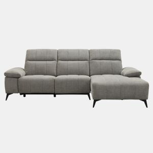 Chaise longue relax elétrico ANDY dereita 4 lugares cinza claro