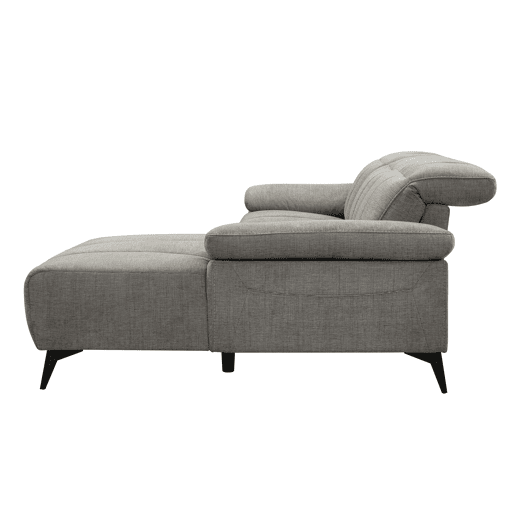 Chaise longue relax elétrico ANDY dereita 4 lugares cinza claro