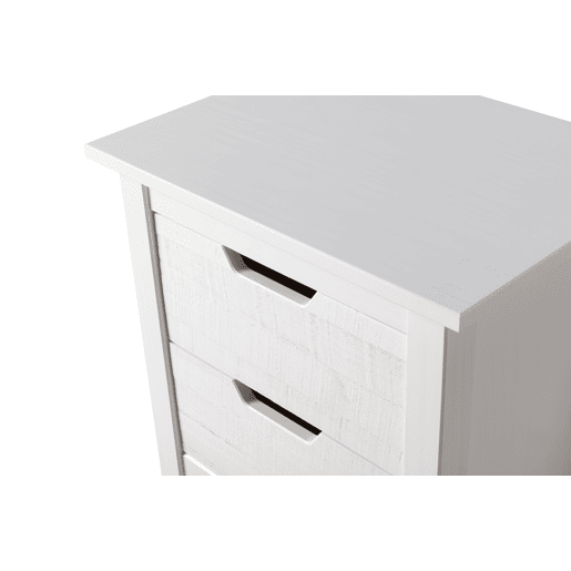 Mesa de cabeceira JULIETA 2 gavetas branca