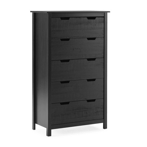 Cómoda JULIETA 5 gavetas preto Cómoda JULIETA 5 gavetas preto