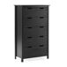 Cómoda JULIETA 5 cajones negro Cómoda JULIETA 5 cajones negro Negro