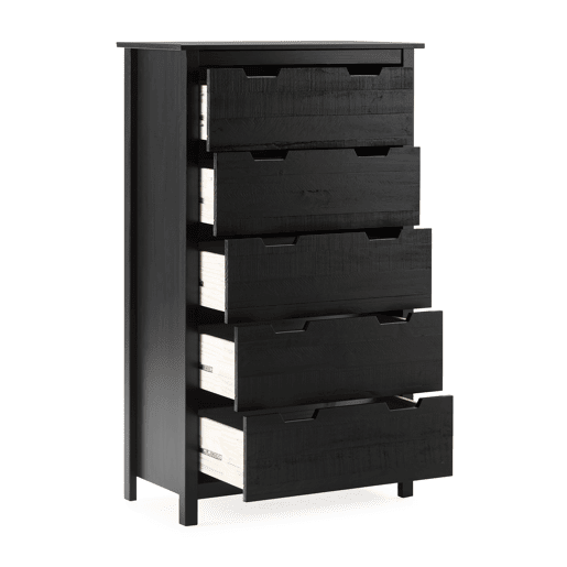 Cómoda JULIETA 5 gavetas preto Cómoda JULIETA 5 gavetas preto