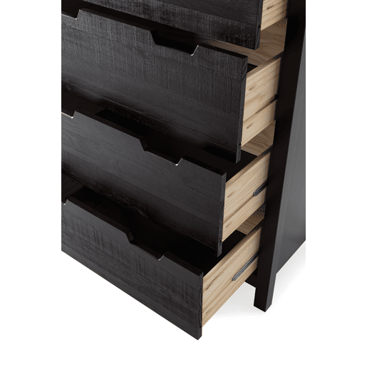 Cómoda JULIETA 5 gavetas preto Cómoda JULIETA 5 gavetas preto
