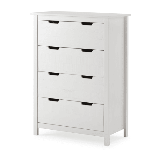 Cómoda JULIETA 4 gavetas branco Cómoda JULIETA 4 gavetas branco