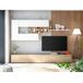 Compacto tv 260cm blanco y roble MANHATTAN Compacto tv 260cm blanco y roble MANHATTAN Blanco/ Madera
