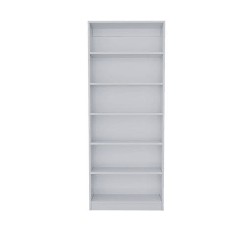 Estante EMA 79x198cm cor branco Estante EMA 79x198cm cor branco