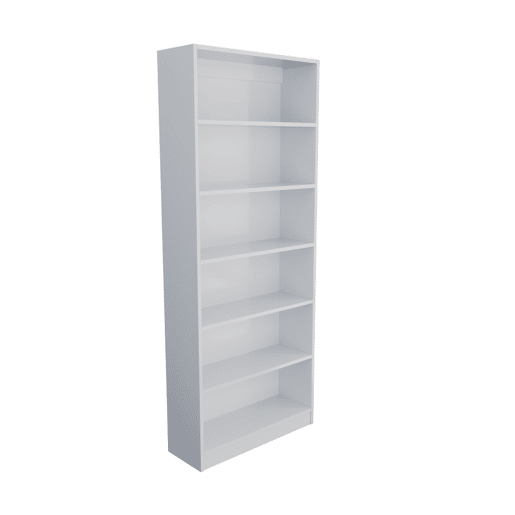 Estante EMA 79x198cm cor branco Estante EMA 79x198cm cor branco