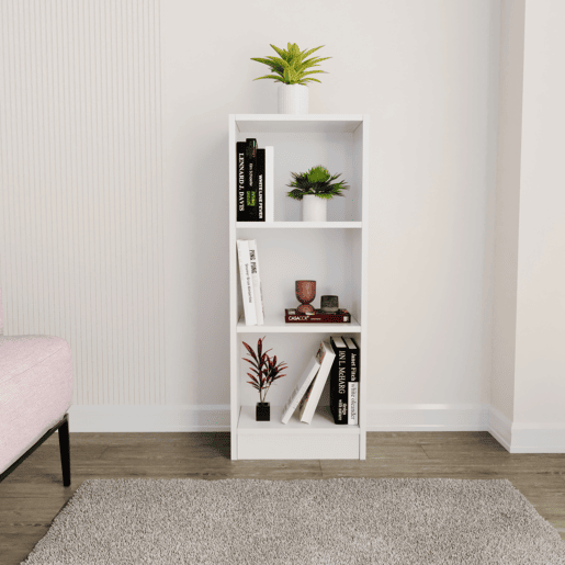Estante EMA 41x104cm cor branco Estante EMA 41x104cm cor branco