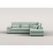 Rinconera reversible con cama STEWART Rinconera reversible con cama STEWART Verde