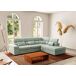 Rinconera reversible con cama STEWART Rinconera reversible con cama STEWART Verde