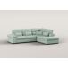 Rinconera reversible con cama STEWART Rinconera reversible con cama STEWART Verde