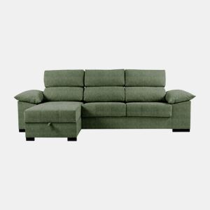 Chaise longue LUCAS reversível 3 lugares verde