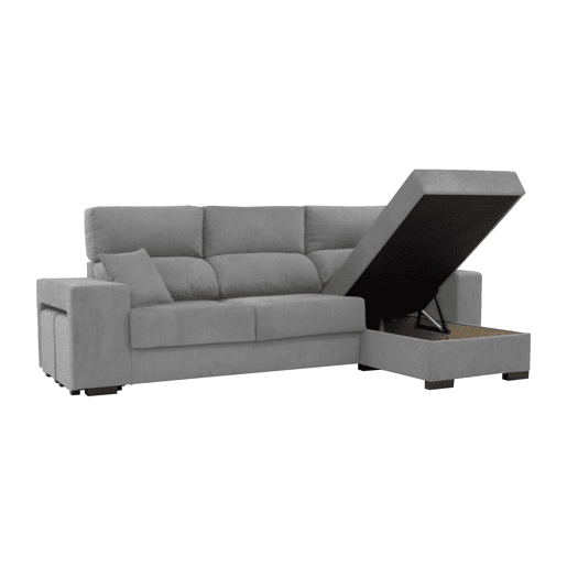 Chaise longue DANY reversível 4 lugares bege