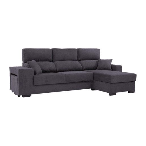 Chaise longue DANY reversível 4 lugares vison