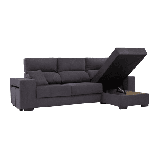 Chaise longue DANY reversível 4 lugares vison