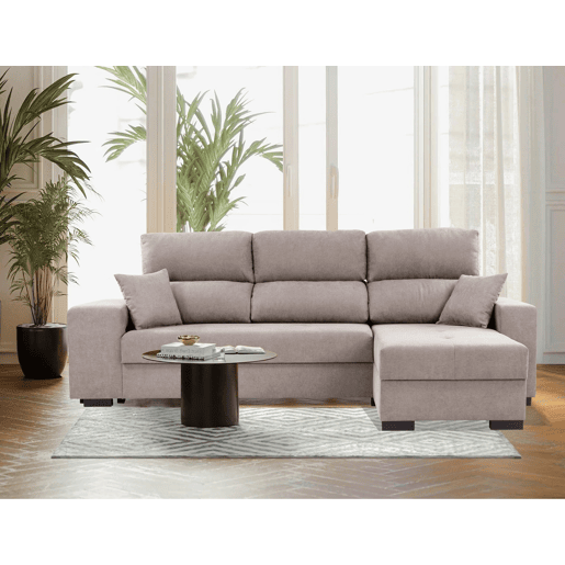 Chaise longue NICO reversível 4 lugares bege