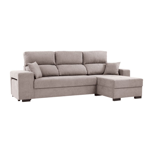 Chaise longue NICO reversível 4 lugares bege