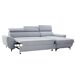Chaise longue WESLEY reversible 3 plazas gris claro Chaise longue WESLEY reversible 3 plazas gris claro Gris Claro