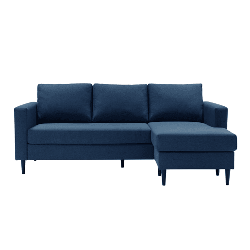 Chaise longue CRUSH reversível 3 lugares azul