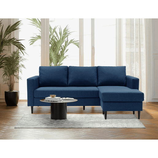 Chaise longue CRUSH reversível 3 lugares azul