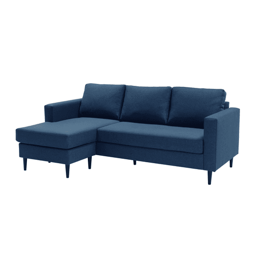 Chaise longue CRUSH reversível 3 lugares azul