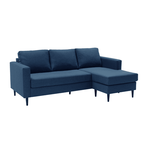 Chaise longue CRUSH reversível 3 lugares azul