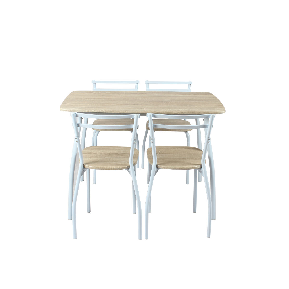 Conjunto de mesa con 4 sillas de cocinas rick