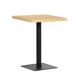 Mesa alta de cocina EVENT 60x76x60cm Mesa alta de cocina EVENT 60x76x60cm Negro/ Madera