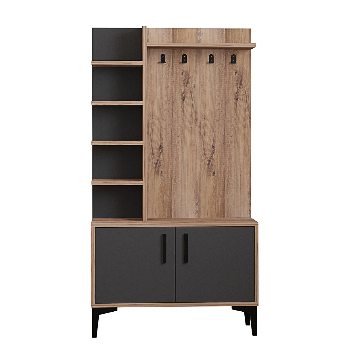 Mueble recibidor con perchero TROMSO