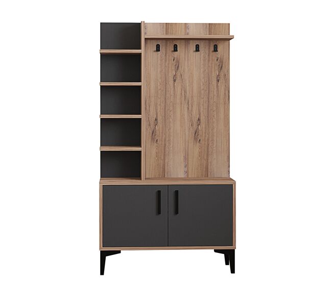 Mueble recibidor con perchero tromso