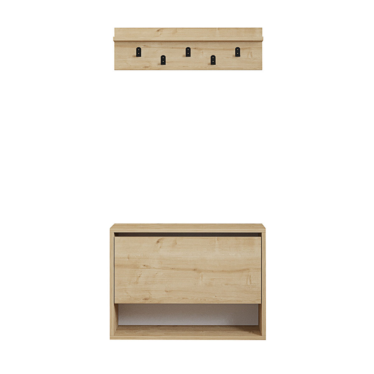 Mueble recibidor con zapatero bodo