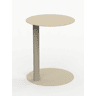 Mini mesa metálica CLEO 57x35cm taupe