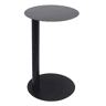 Mini mesa metálica CLEO 57x35cm negra