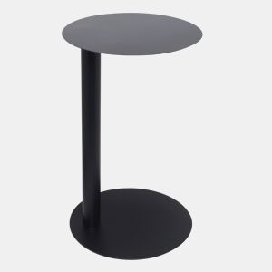 Mini mesa metálica CLEO 57x35cm negra