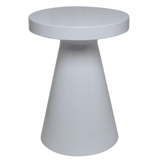 Mini mesa metálica PALMER 47x35cm branco