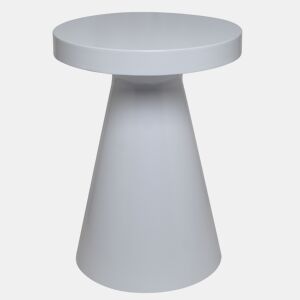 Mini mesa metálica PALMER 47x35cm branco