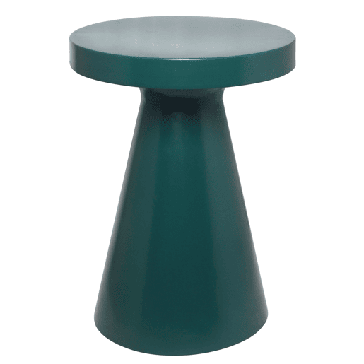 Mini mesa metálica PALMER 47x35cm verde