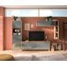 Compacto tv 247,9cm gris y roble CORNICE Compacto tv 247,9cm gris y roble CORNICE Gris/ Madera