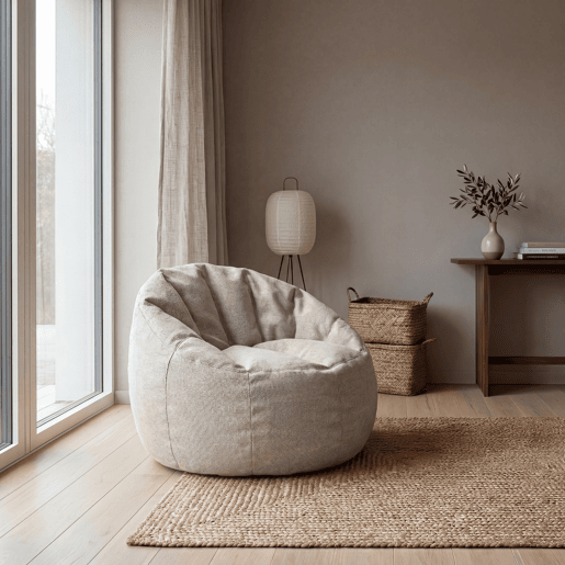 Puff LAGOS POLTRONA 67x70x80cm cor taupe Puff LAGOS POLTRONA 67x70x80cm cor taupe