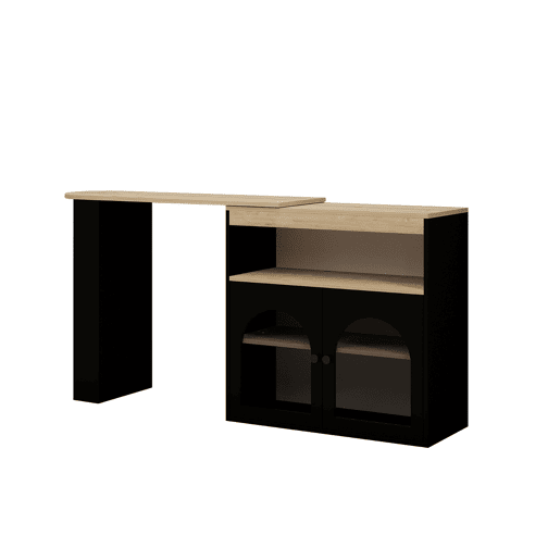 Mesa de cozinha alta extensível com arrumação SEVEN Mesa de cozinha alta extensível com arrumação SEVEN
