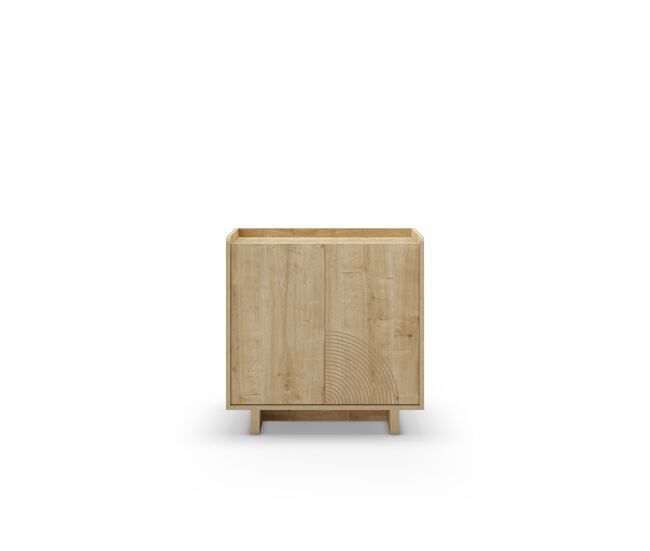 Mueble auxiliar daira 2 puertas roble