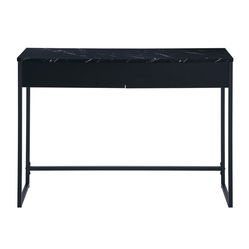 Consola com 2 gavetas cor preto LINA Consola com 2 gavetas cor preto LINA