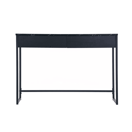 Consola com 2 gavetas cor preto LINA Consola com 2 gavetas cor preto LINA