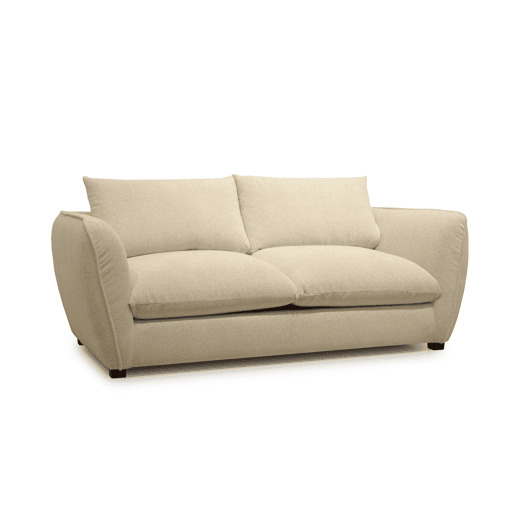 Sofá de 3 lugares CLEMENCE S bege Sofá de 3 lugares CLEMENCE S bege
