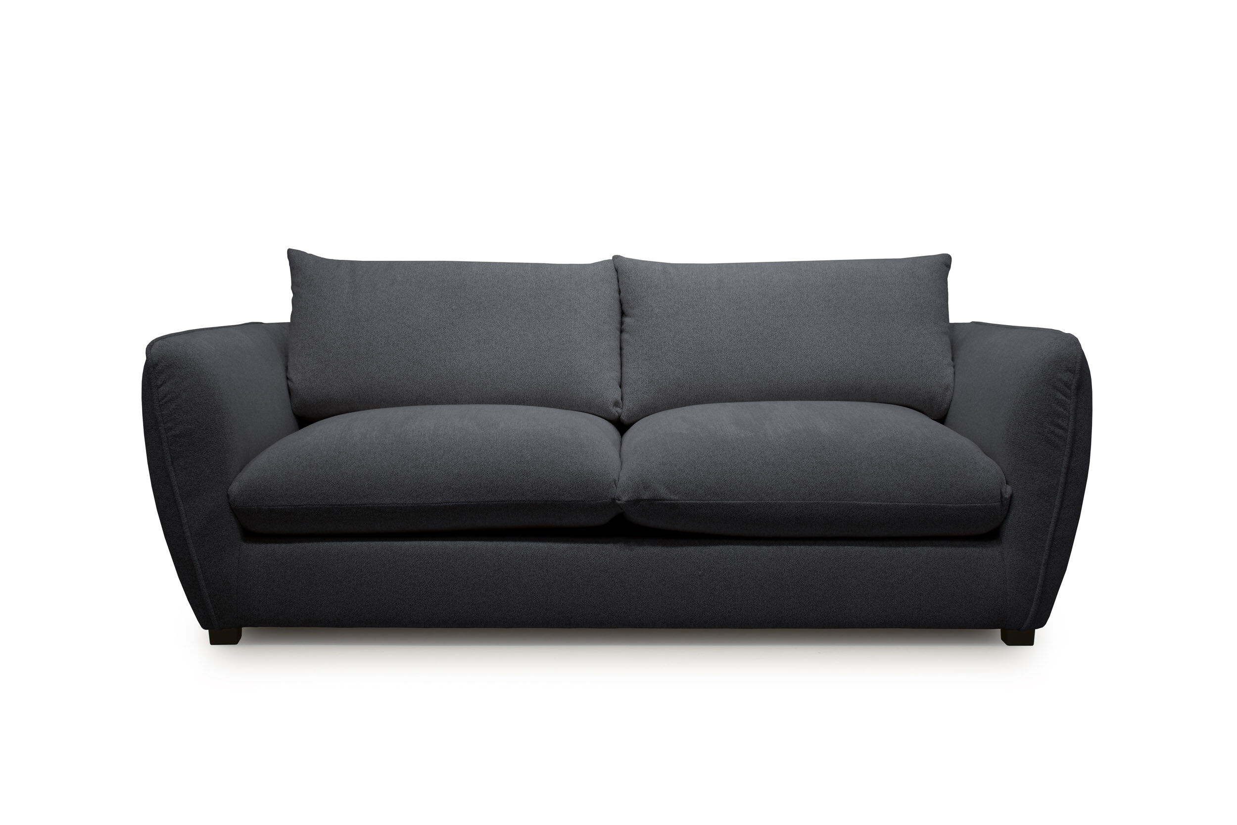 Sofá 3 plazas CLEMENCE Gris Oscuro