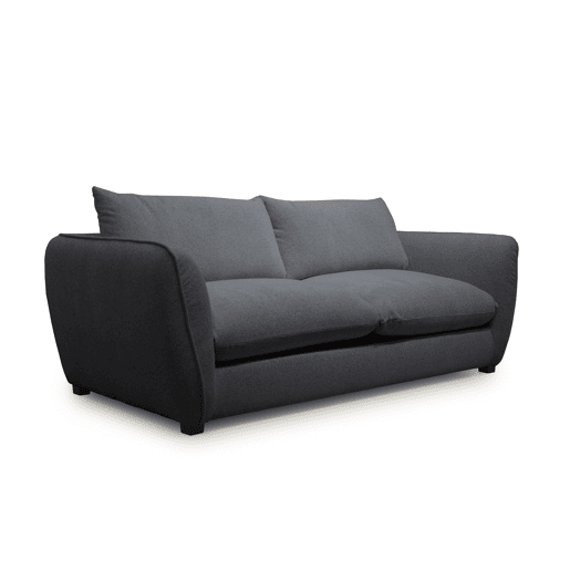 Sofá 3 lugares CLEMENCE M cor cinza escuro