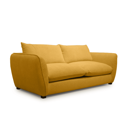 Sofá 3 lugares CLEMENCE M cor amarelo