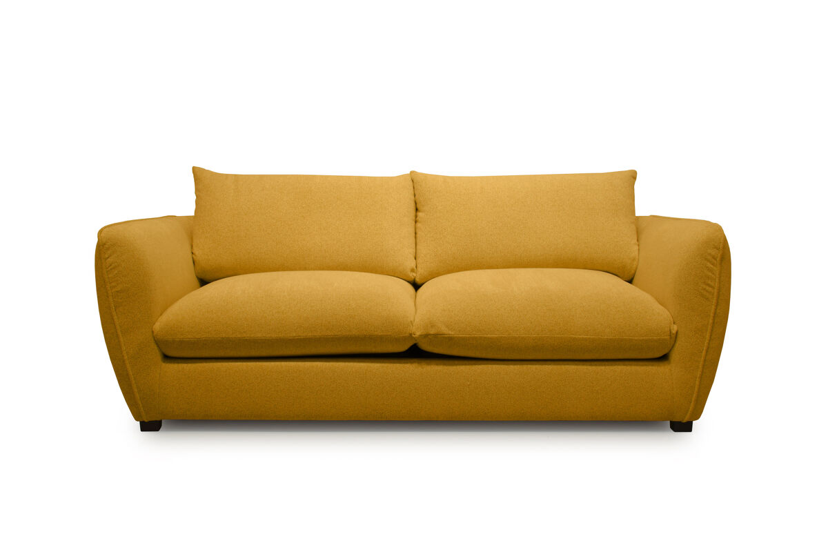 Sofá cama clemence 3 plazas amarillo