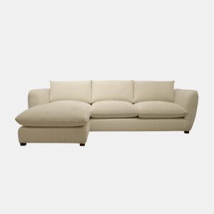 Chaise longue CLEMENCE esquerda 4 lugares bege