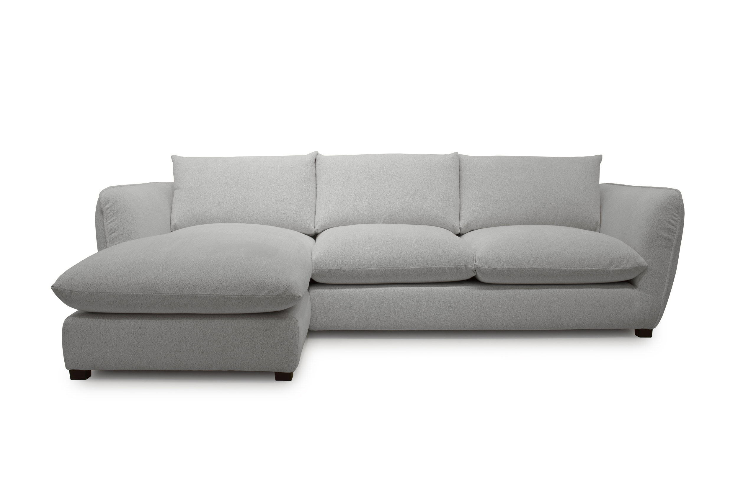 Chaise longue CLEMENCE Gris Medio